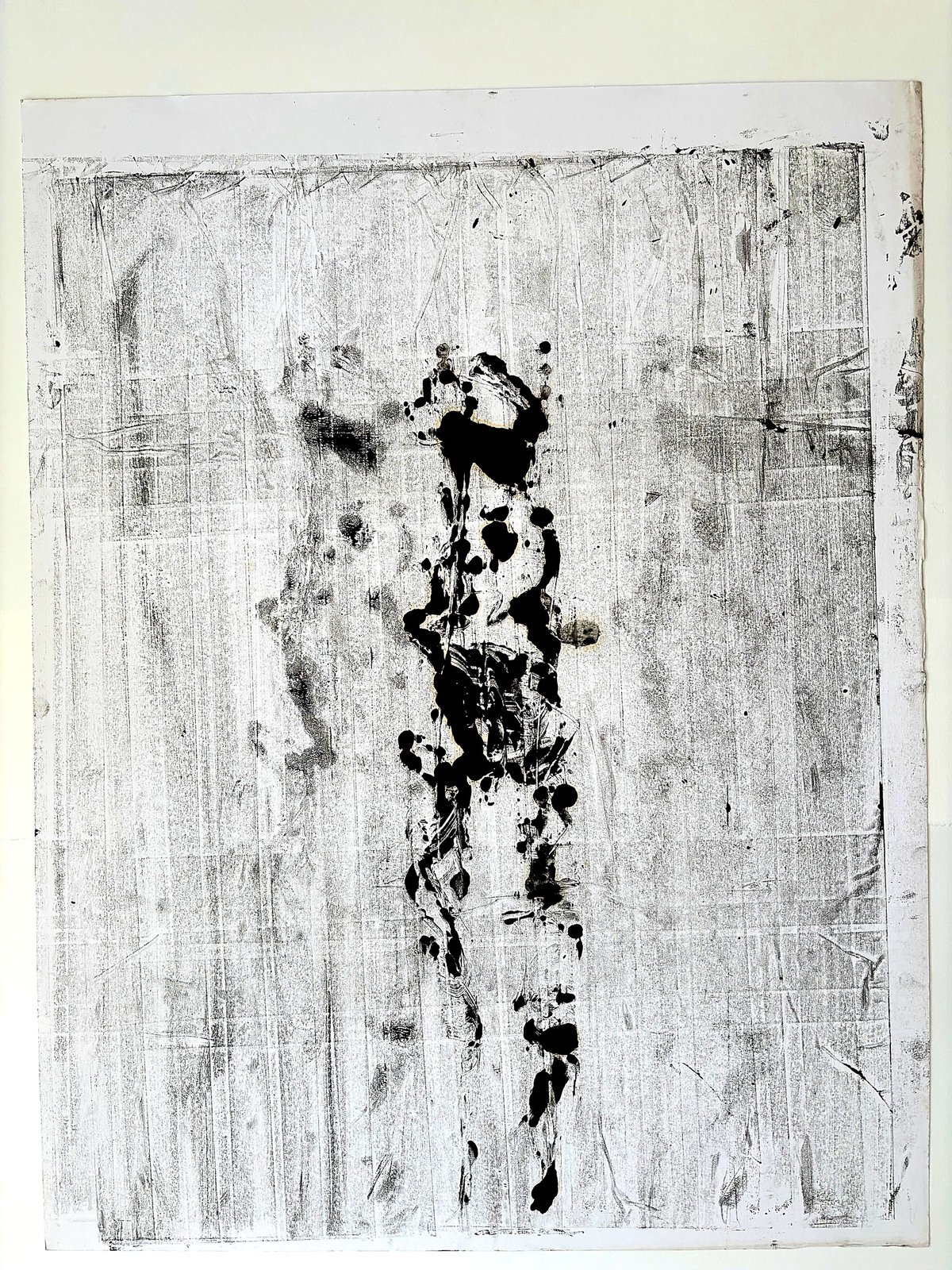 Constellation I, black ink monotype